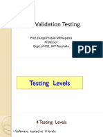 Unit Validation Testing
