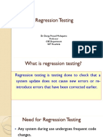 Regression Testing