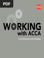 ACCA Approved Employer PER Form | PDF | Accounting | Accountant