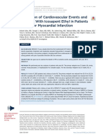 Prevention of Cardiovascular Events and Mortality With Icosapent Ethyl in Patients With Prior Myocardial Infarction