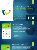 SKP MOBILE 010119: Real Time Human Resources Management For SKP and Presensi Mobile Integrated