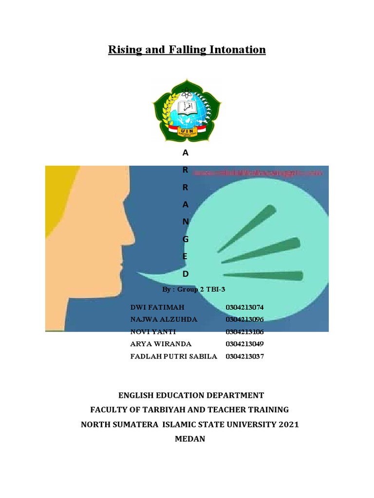 10 Rising and Falling Intonation by Group 2 | Download Free PDF ...