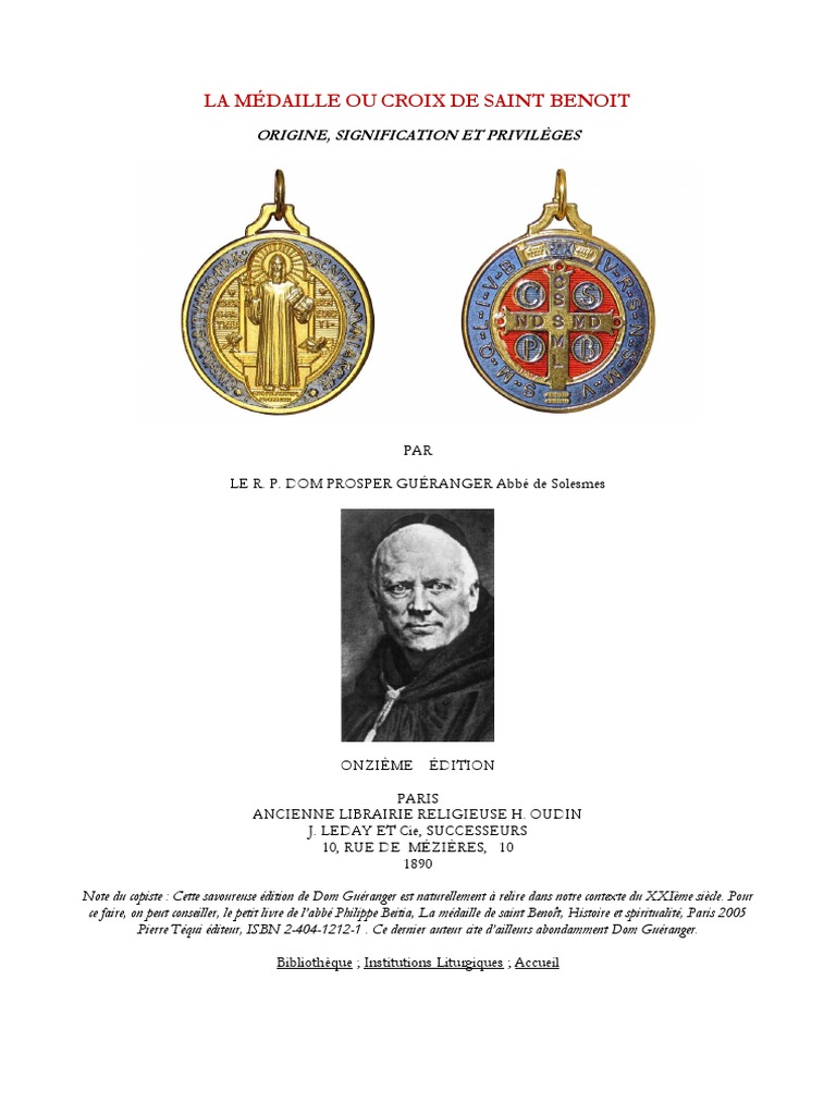 5 Médailles Saint Benoît Plaquées Argent - 21 Mm, L'une Des Plus Anciennes Médailles De Protection Chrétienne - 10