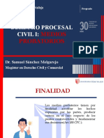 Derecho Procesal Civil I:: Medios Probatorios