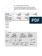 Week 4 - Long-Term Construction Contracts (LTCC) : Solution