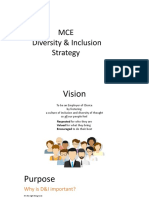MCE Diversity & Inclusion Strategy