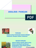 Pendahuluan Analisis Pangan