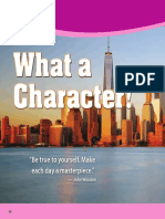 What A Character! What A Character!: "Be True To Yourself. Make Each Day A Masterpiece."