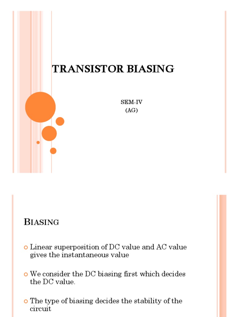 2 Transistor Biasing PDF