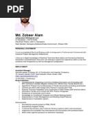 CV - Zobaer Alam (GOV)