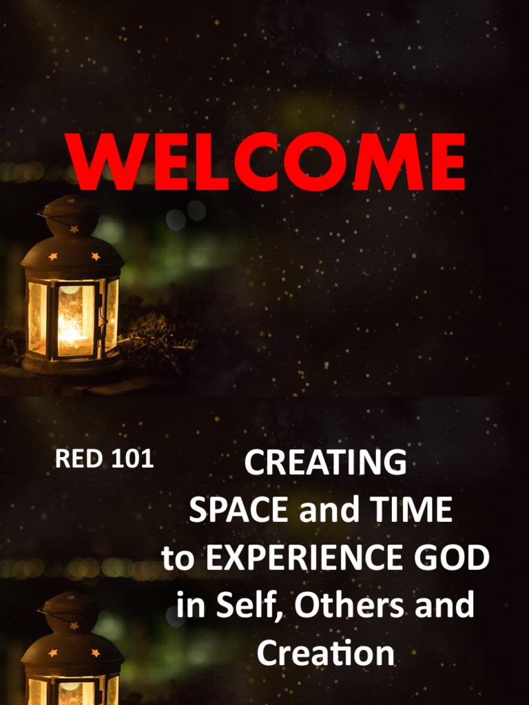 Creating Sacred Space for God Experience | PDF | Prayer | Revelation