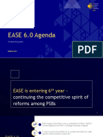 EASE 6.0 Agenda: Pre Read Document