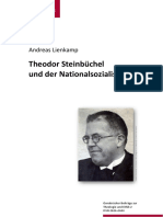 Lienkamp, Andreas: Theodor Steinbüchel Und Der Nationalsozialismus (Osnabrücker Beiträge Zur Theologie Und Ethik 2), Osnabrück 2018