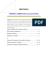 Cementing Techniques and Calculations | PDF | Casing (Borehole ...