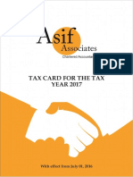 Tax Card 2017