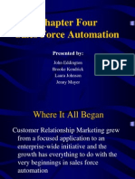 Chapter Four Sales Force Automation: Presented by