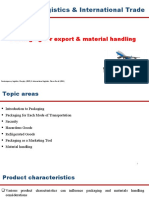 IBS3002 Logistics & International Trade: Packaging For Export & Material Handling