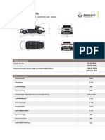 New Renault Arkana - Dimensions & Technical Data