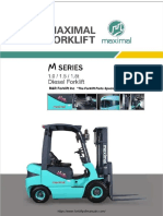 Maximal M Series Diesel Forklift 1.0-1.8 T Specs PDF