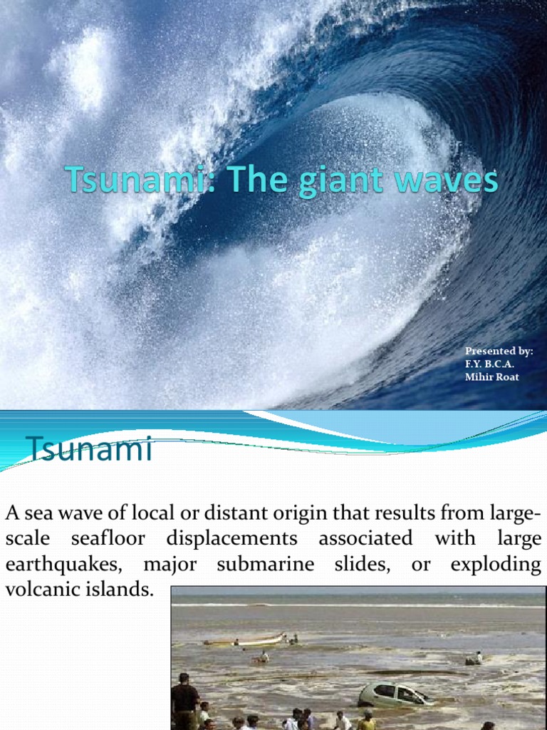 What is tsunami how it occurs