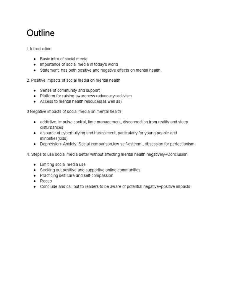 Impact of Social Media On Mental Health | PDF | Social Media | Popular ...