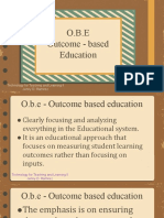 O.B.E Outcome - Based Education: Technology For Teaching and Learning II Jenny D. Ramirez