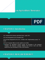 A Project On Agriculture Insurance