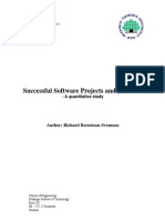 Successful Software Projects and Products: Author: Richard Berntsson Svensson