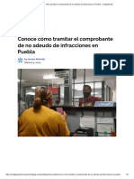 LÑ4Conoce Cómo Tramitar El Comprobante de No Adeudo de Infracciones en Puebla - CodigoPostal00Ñ.,L0.4444