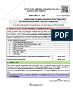 Notice Fee-Admit Card May 2023 Website