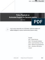 How To Ensure Responsible Use of Automation, Advanced Analytics and Artificial Intelligence Service of Administrative Decision-Making