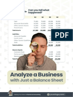 Analyze A Business With Just A Balance Sheet