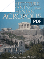 Rhodes R.F. - Architecture and Meaning On The Athenian Acropolis - (1995, Camb)