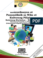 SDO - NAVOTAS - KOMUNIKASYON - Q2 - M3 - Sitwasyong Pangwika Sa Pilipinas - FV