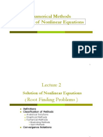 2 - Solution of Nonlinear Equations1