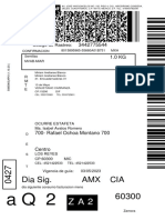 Dia Sig. AMX CIA: Código de Rastreo