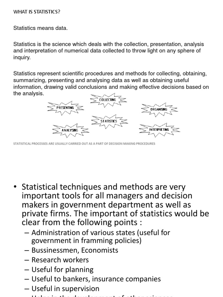 Understanding Statistical Processes | PDF | Level Of Measurement ...