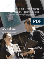 Building A High Performance HR Organisation in Australia