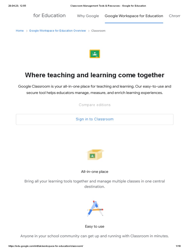 Compare Editions - Google for Education