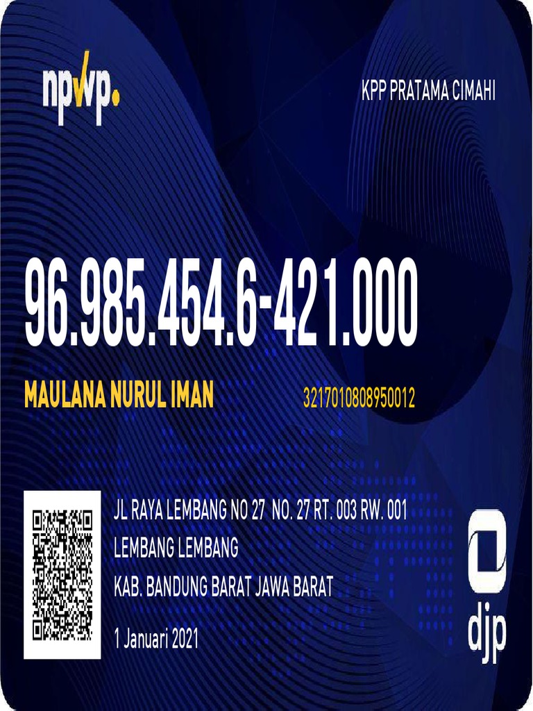 NPWP Terbaru | PDF