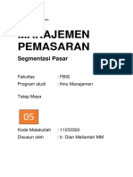 Modul 5 Segmentasi Pasar