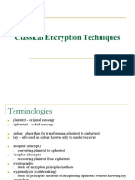 Classical Encryption Techniques Explained