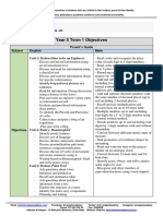 Yr 5 Parent's Objectives 22-23