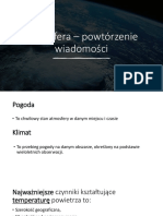 Atmosfera Powtórzenie Wiadomości