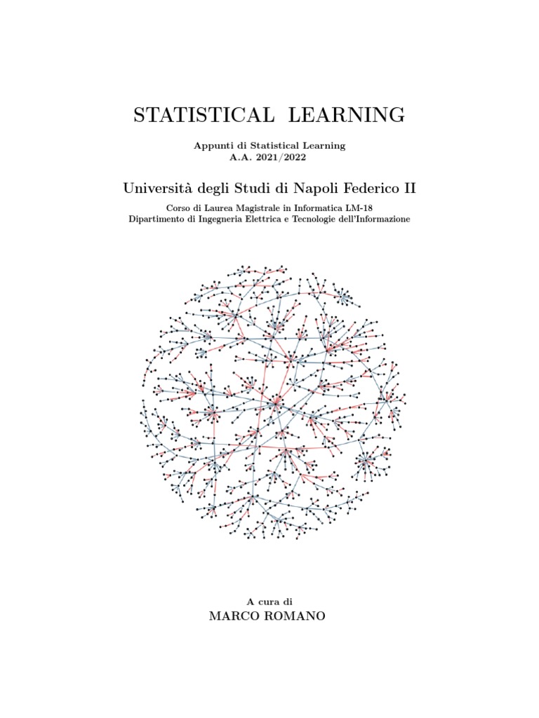 Appunti Di Statistical Learning | PDF