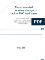 RNC Load - Parameter Change