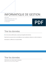 03 Manipulation Des Données Sous MS Excel