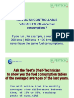 How Uncontrollable Variables Like Weather and Traffic Affect Fuel Consumption