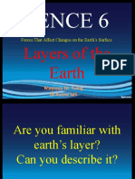 Science6 Q4week 1 Day1 - Layers of The Earth