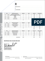 Foundation Certificate Examples